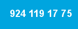 924 119 17 75 924 119 17 75